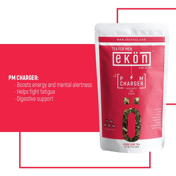 PM Charger Tea | Premium Energy Tea | ekontea