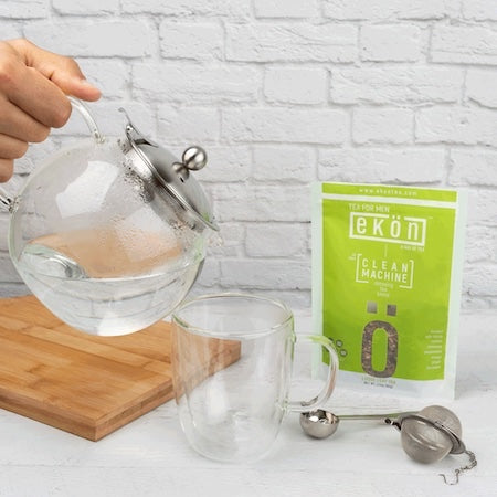 uber glass teapot